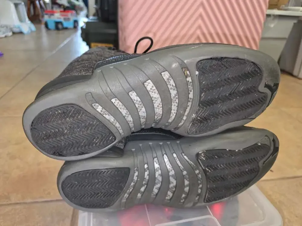 Air Jordan 12 Retro 'Wool' Black/Dark Grey